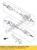 5493131G02, Suzuki, ensemble de bottes, intérieur suzuki lt a700x kingquad 4x4 700 , Nouveau