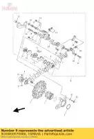 5UGW00570000, Yamaha, pistone completo, pinza yamaha yfm yxr 450 660 700 2004 2005 2006 2007 2008 2009 2010 2011 2012, Nuovo