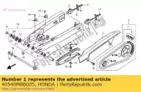 40540MBB005, Honda, chain, drive (rk excel) (rk50lfoz2120ljfz) (standard link 120l) honda cb cbf cbr vtr 1000 1100 1300 1993 1994 1995 1996 1997 1998 1999 2000 2001 2002 2003 2004 2005 2006 2007 2008 2009 2010 2011 2012 2013, New