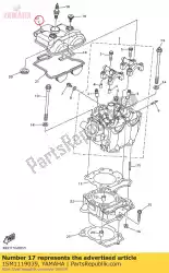 Tutaj możesz zamówić pokrywa cylindra he od Yamaha , z numerem części 1SM1119039: