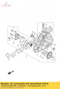 yamaha 1WDE24280000 guarnizione, custodia co - Il fondo