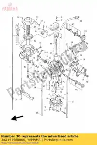 yamaha 30X141480000 pipe - Bottom side