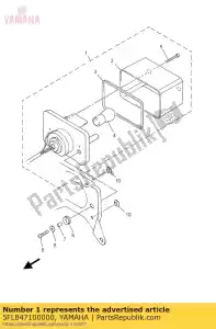 yamaha 5FL847100000 fanale posteriore gruppo assy - Il fondo