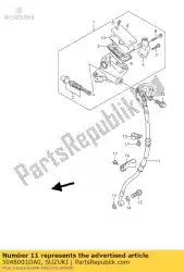 Qui puoi ordinare tubo flessibile anteriore da Suzuki , con numero parte 5948001DA0: