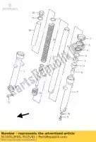 5110312F00, Suzuki, demper, fr. vork suzuki gz 125 250 1998 1999 2000, Nieuw