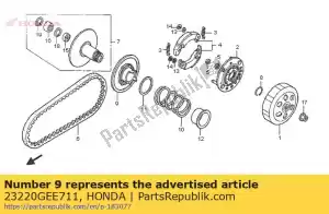 honda 23220GEE711 face comp., entraîné mobile - La partie au fond