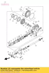 Qui puoi ordinare rondella (6ta) da Yamaha , con numero parte 929070870000: