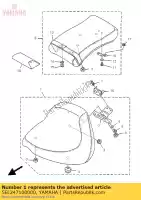 5EL247100000, Yamaha, enkele zetel assy yamaha xvs dragstar 1100, Nieuw