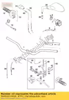 58402010400, KTM, thrott.grip cpl. domino-mikuni ktm adventure duke lc lc4 sxc 400 640 1998 1999 2000 2001, Nouveau