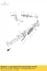 Here you can order the valve, intake from Yamaha, with part number 4GL121111100:
