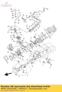 yamaha 4MM135820000 rura - Dół