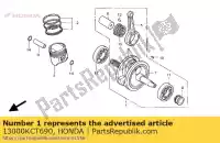 13000KCT690, Honda, composição do eixo de manivela honda xlr  r clr cityfly clr125 xlr125r 125 , Novo