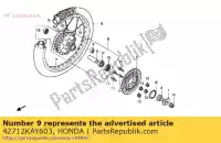 42712KAY603, Honda, tubo, pneumatico pirelli honda nx transcity  nx125 125 , Nuovo