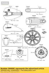 Qui puoi ordinare modello da Kawasaki , con numero parte 560690348: