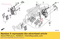 45107MFL013, Honda, piston (32) honda  cb cbr 600 800 1000 2008 2009 2010 2011 2012 2013 2017 2018 2019, Nouveau