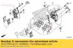 Qui puoi ordinare pistone (32) da Honda , con numero parte 45107MFL013: