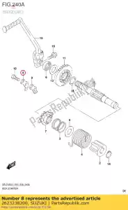 Suzuki 2623238200 guide, kick star - La partie au fond