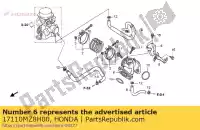 17110MZ8H00, Honda, spruitstuk comp., intake honda vt 600 750 1998 1999 2004 2005 2006 2007, Nieuw