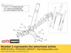 Piaggio Group AP8163161 stem base - Bottom side