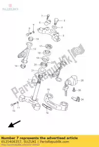 Suzuki 0125408357 boulon - La partie au fond