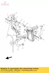 Aquí puede pedir conjunto de radiador de Yamaha , con el número de pieza 1C3124610000: