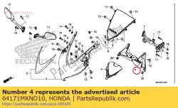 Aqui você pode pedir o medidor de painel em Honda , com o número da peça 64171MKND10: