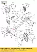 110561308, Kawasaki, bracket,lwr cowling,lh klz1000 kawasaki  klz 1000 2012 2013 2014 2015 2016 2017 2018 2019 2020 2021, New