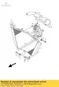 suzuki 1775001H00 soporte comp, ra - Lado inferior