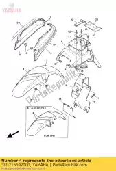 Here you can order the graphic 1 from Yamaha, with part number 3LD215692000: