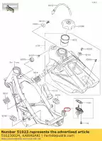 510230024, Kawasaki, grifo, combustible kawasaki kx  a b l d c monster energy 85 ii kx65 kx125 kx250 kx85 lw sw big wheel kx85ii 65 250 125 , Nuevo