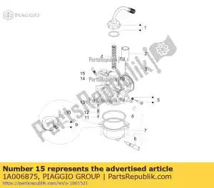 Piaggio Group 1A006875 o-ring - Onderkant