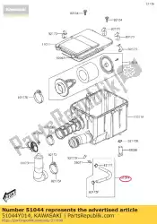 Here you can order the tube-assy from Kawasaki, with part number 51044Y014: