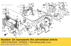 Aqui você pode pedir o borracha b, montagem do radiadori em Honda , com o número da peça 19052HA2000:
