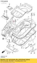 Ici, vous pouvez commander le bouchon, casque auprès de Suzuki , avec le numéro de pièce 9572310G00: