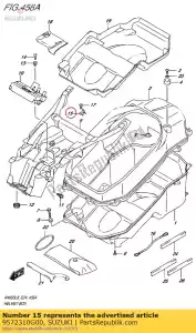 suzuki 9572310G00 bouchon, casque - La partie au fond