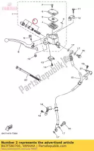 yamaha B97F580700 cylinder kit, mast - Bottom side