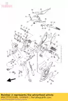 4NX273510000, Yamaha, przewodnik, stojak boczny yamaha mt trx yzf r 600 700 850 1000 1670 1996 1997 1998 1999 2000 2001 2002 2003 2004 2005 2006 2007 2008 2009, Nowy