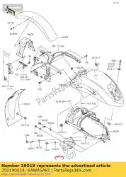 Qui puoi ordinare falda da Kawasaki , con numero parte 350190014: