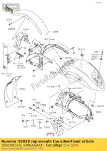 Kawasaki 350190014 falda - Il fondo