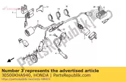 Here you can order the ignition coil from Honda, with part number 30500KHA940: