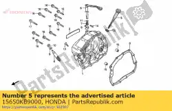 Aqui você pode pedir o medidor, nível de óleo em Honda , com o número da peça 15650KB9000: