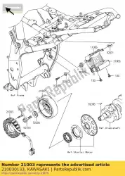 Here you can order the stator zr800ads from Kawasaki, with part number 210030133: