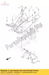 Aquí puede pedir tapón, soporte principal de Yamaha , con el número de pieza 1PHF71140000: