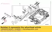 16046MCW003, Honda, valvola impostata a, motorino di avviamento honda vfr  a st pan european crossrunner x st1300 st1300a vfr800 vfr800a vfr800x vfr800f 800 1300 , Nuovo