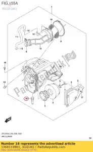 suzuki 1368119B01 tappo, scarico - Il fondo