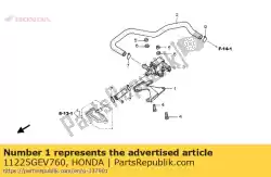 Here you can order the stay, solenoid valve from Honda, with part number 11225GEV760: