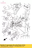 14B2836H0000, Yamaha, support 5 yamaha yzf r 1000 2009 2010 2011 2012 2013 2014, Nouveau