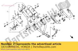 Tutaj możesz zamówić t? Umik komp r od Honda , z numerem części 18310KRNE00: