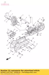 Qui puoi ordinare gommino da Yamaha , con numero parte 904801187700: