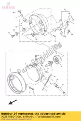 Qui puoi ordinare collare da Yamaha , con numero parte 903870604000: